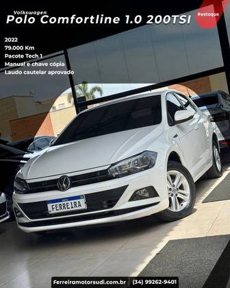 VOLKSWAGEN POLO 1.0 200 TSI COMFORTLINE AUTOMÁTICO VOLKSWAGEN POLO 1.0 200 TSI COMFORTLINE AUTOMÁTICO